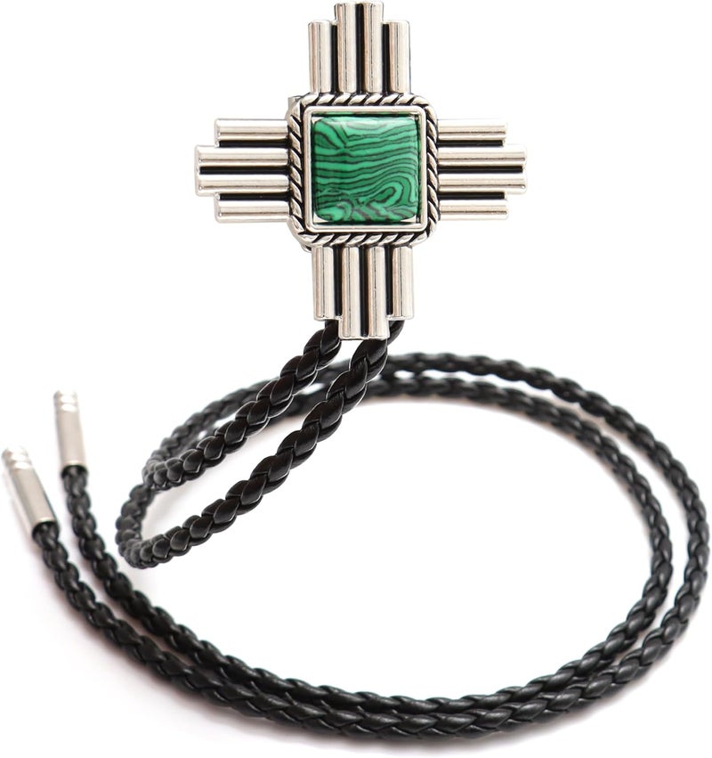Wentur Stone Bolo Ties for Men Western - Vintage Cowboy Bolo Tie for Women Western Costume Accessories - Image 1